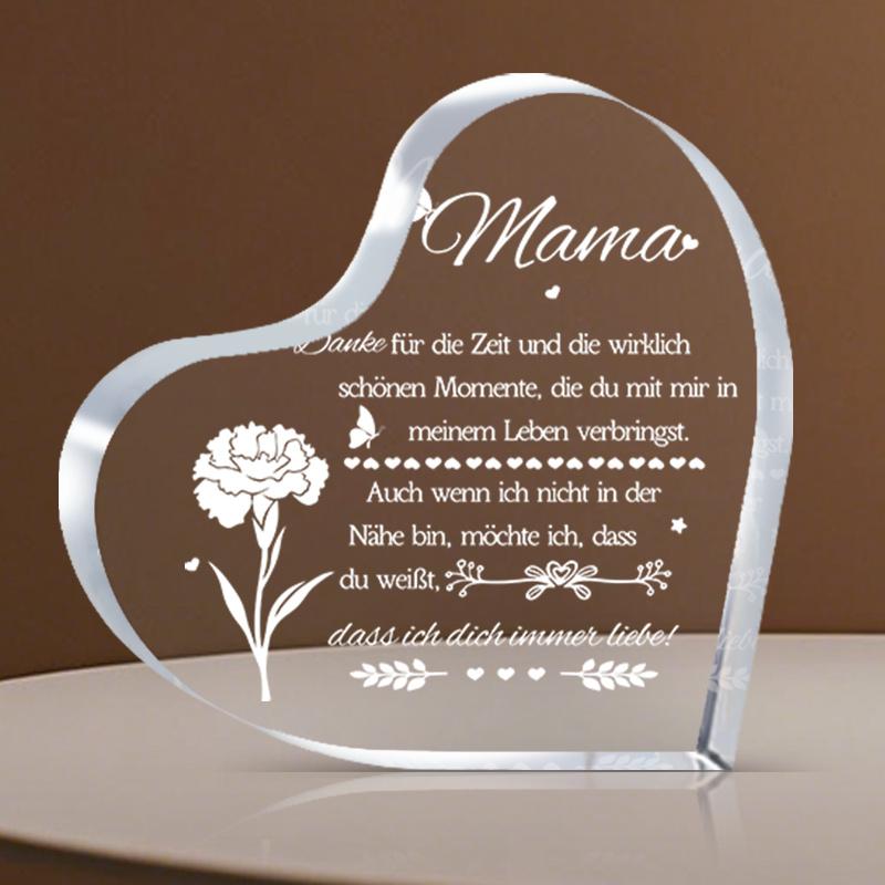 

Memorial Gift Sympathy Bereavement Gift, White Floral Accents, Tabletop Mounting Type, Multipurpose, Nurseries, Home Desk Living Room Acrylic Decorat 10*10cm
