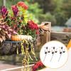 3Pcs Halloween Pumpkin Branches Floral Stem Vase Arrangement Fake Twig Decorations for