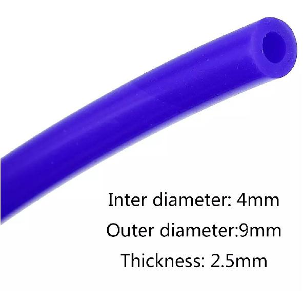 Universal 16.4 Ft Universal 4mm (5/32”) Inner Diameter Silicone Vacuum Hose Line
