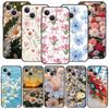 Soft Pale Little Flower Phone Case For iPhone 17 16E 15 16 14 13 12 11 Pro Max 7 8 Plus Soft TPU Back Cover