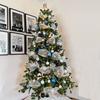 Shiny Christmas Decoration Mesh Ribbon 26cm Christmas Flower Wreath Mesh  Gift Package
