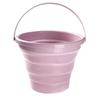 5/10L Outdoor Folding Bucket Great Load Bearing Handle Leakproof Thick Collapsible Space-saving Hanging