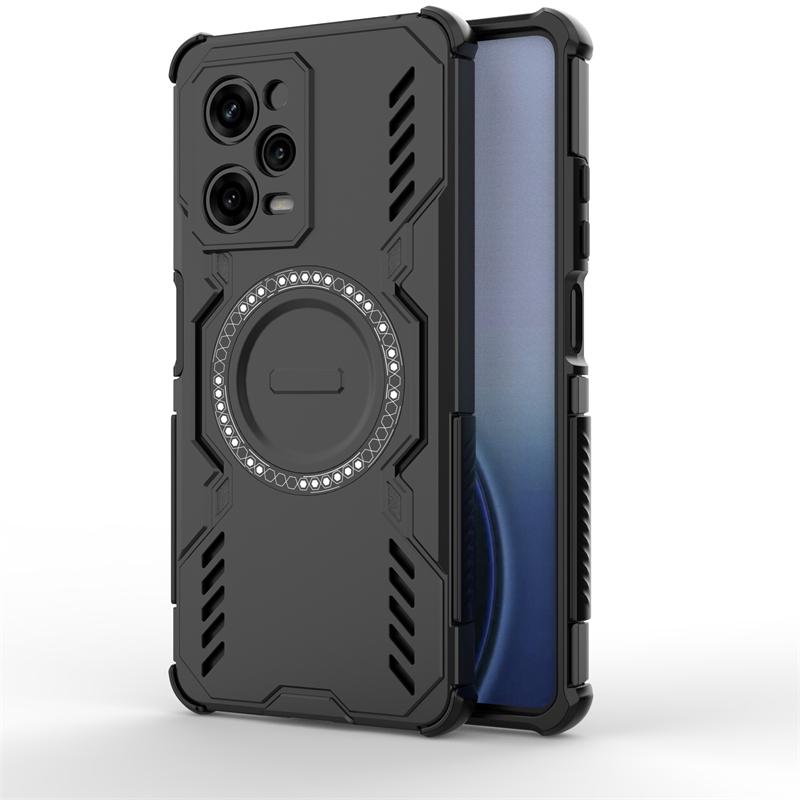 Shockproof Armor Case For Xiaomi Poco X5 Pro Magnetic Adsorption Wireless Charge Cover Poco X5 Pro 5G Case For Poco X5 Pro Case