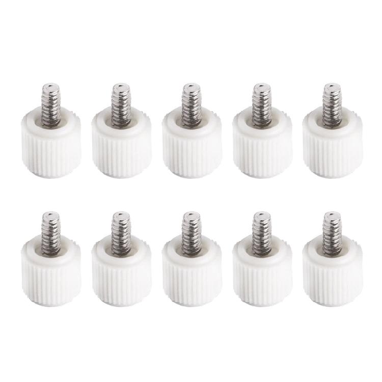 

Secure Locking Hand Twist Screws for Side Panels 6#32 Computer Case Rubber Head Enhances Operation Comfort Metal