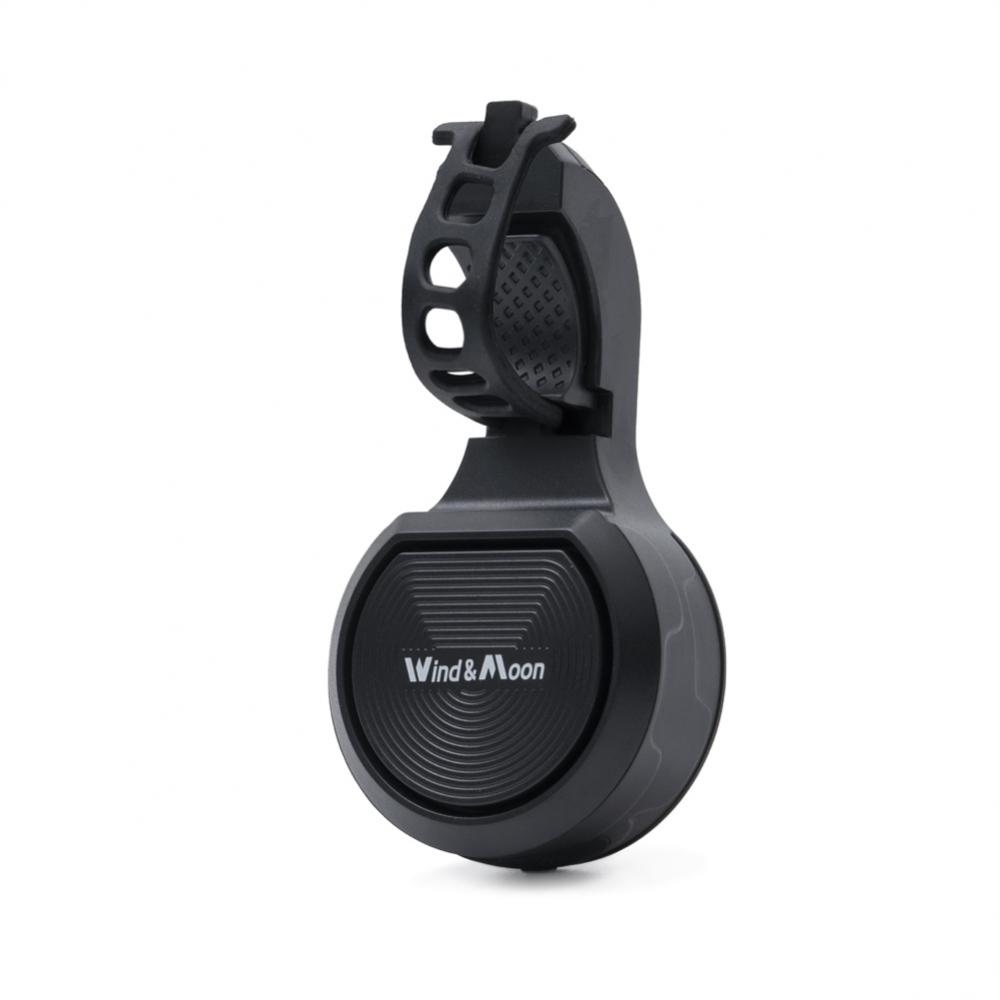 

Универсальный электрический звонок-гудок для мотоцикла, противоугонная сигнализация, водонепроницаемый регулируемый велосипедный гудок с зарядкой от USB чёрный