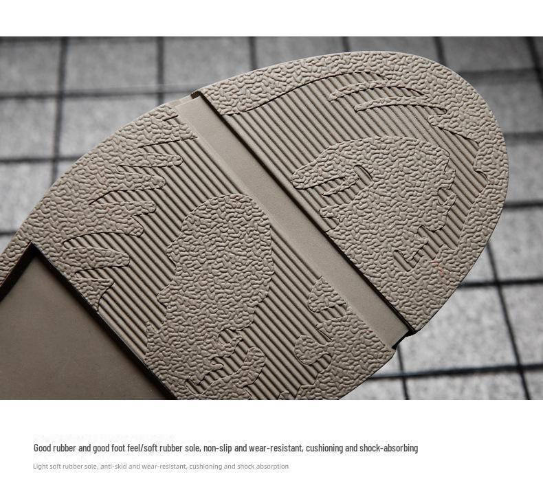 Men's Martin Boots - Velvet-Lined Genuine Leather, High Top, British Style Desert Work Boots