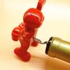Small Red Man Funny Wine Opener With Pp Material For Party Celebrations
