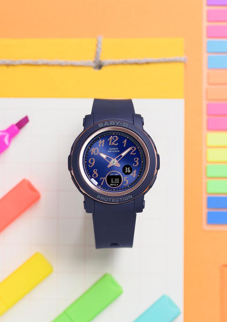 Casio Baby-G Women's Watch, Navy, BGA-290SA-2AJF