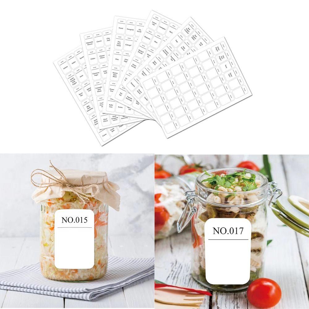 

Waterproof Self-adhesive Labels Self Adhesive Seasoning Bottle Label Container Tag Spice Labels