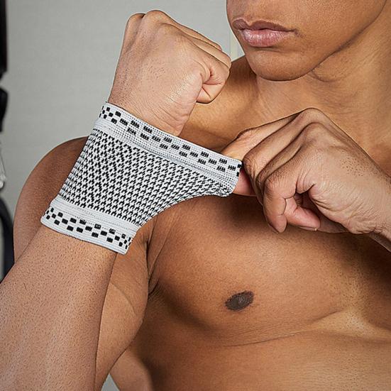 Compression Wrist Sleeve for Men Women Breathable Wrist Support Wrap Elastic Wristbands for Arthritis Workout Carpal Tunnel