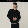 Giordano Men's Preppy Cable Knit Crew Neck Sweater