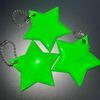 Reflective Star Pendant Keychain for Night Safety on Backpacks and Luggage