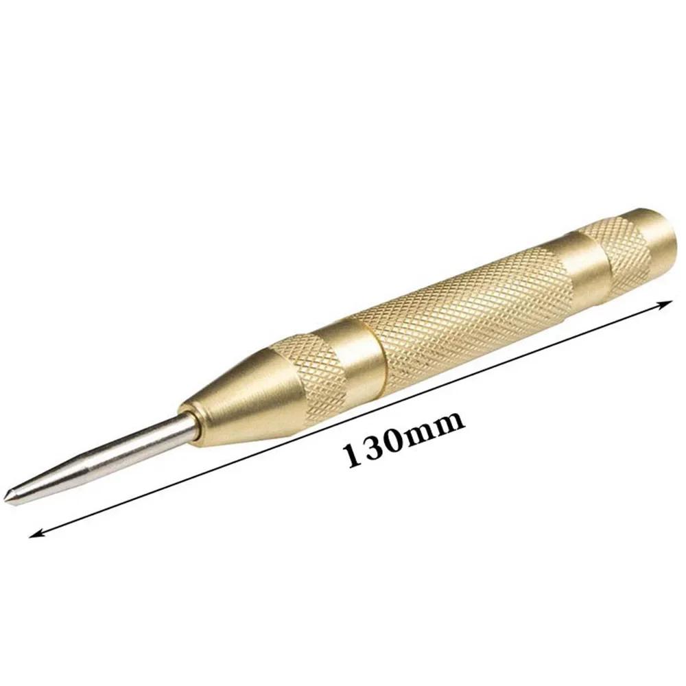 130mm Automatic Center Punch Spring-loaded Marking Tool for Precision Hole Centering Hand Tool Set