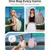 Large Capacity Tennis Backpack Holds 2 Rackets Pickleball Racket Bag Tennis Bag  for Women
