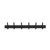 12-Hook Hanger (Black)/Wall-Mounted Bathroom Hanger/Bag Hanger
