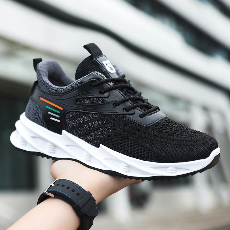 Shoes Men's 2025 Summer New Fashion Korean Version Trend Versatile Casual Sports Shoes Mesh Breathable Trendy Shoes