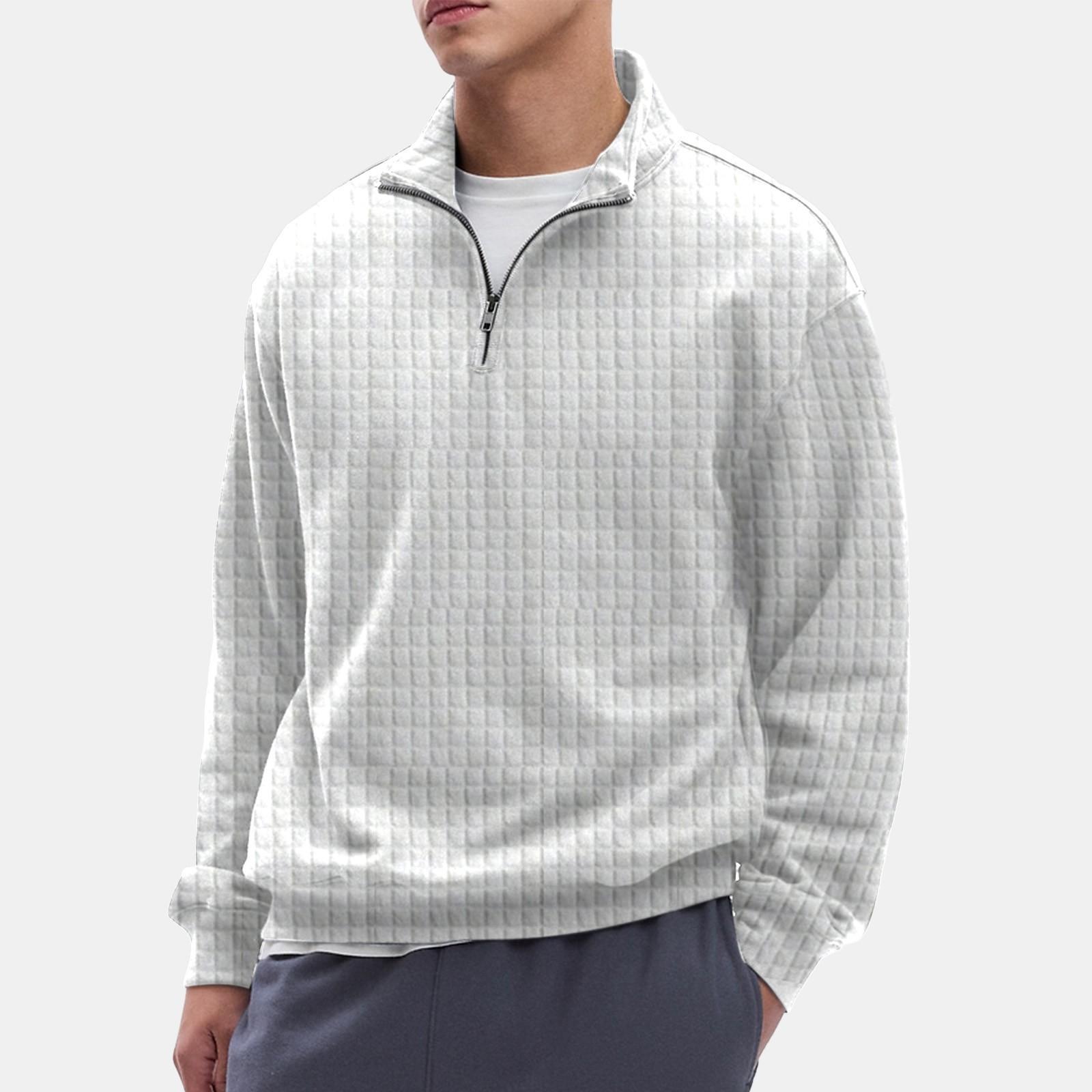 

Мужская толстовка с принтом на открытом воздухе, свободная с длинными рукавами и этническим принтом XL белый