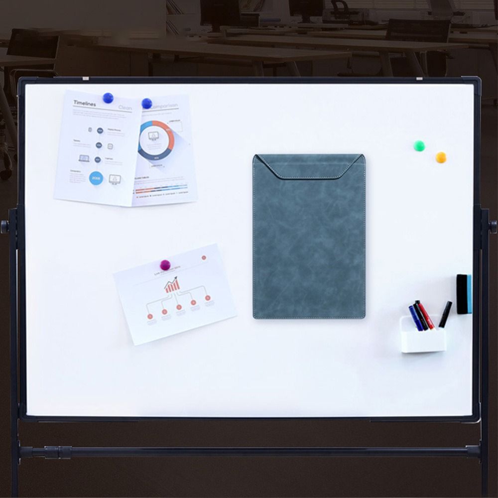 Magnetic Writing Clipboard Leather Writing Pad Creative A4 File Folder  Meeting Minutes