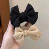 1PCS Bow Hair Clamp Back Head Hair Accessories Hair Clip Pastoral Style Hairpin Women Girls Headwear Accessories Christmas Gifts