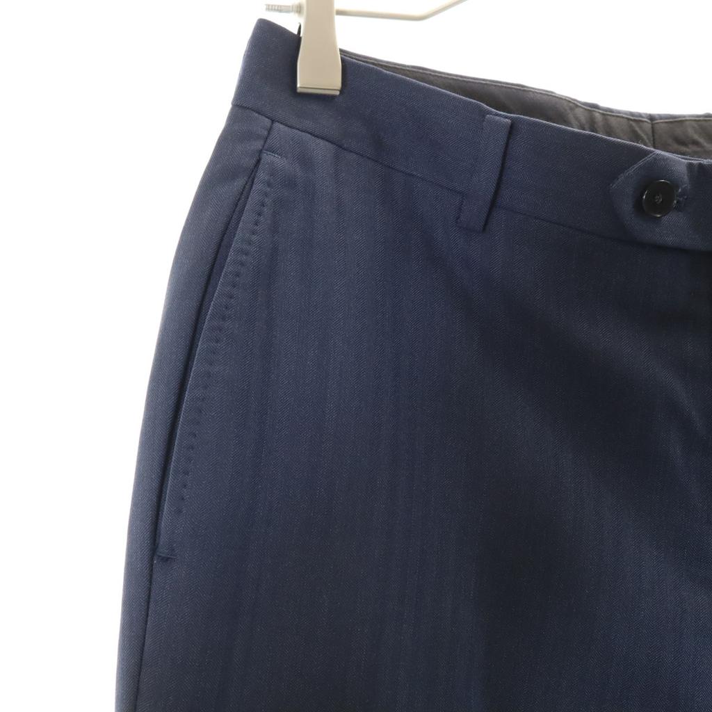 EDIFICE made in Japan suit Setup 44 Navy Men's Used