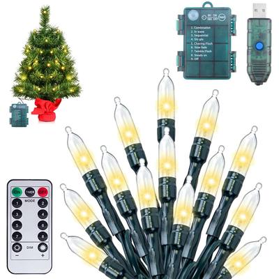 12M 120LED Luci Stringa Fata Telecomando USB Luci Albero di Natale Ghirlanda Per Festa di Capodanno Giardino Terrazzo Decorazione Natalizia
