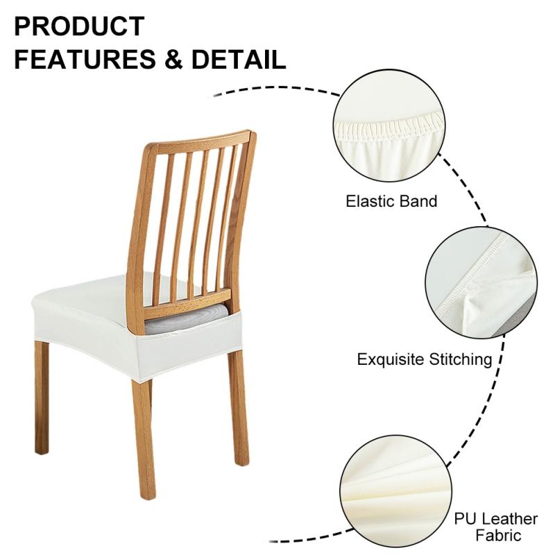 Waterproof Oil Resistant PU Leather Chair Cover Chair Protector Cover