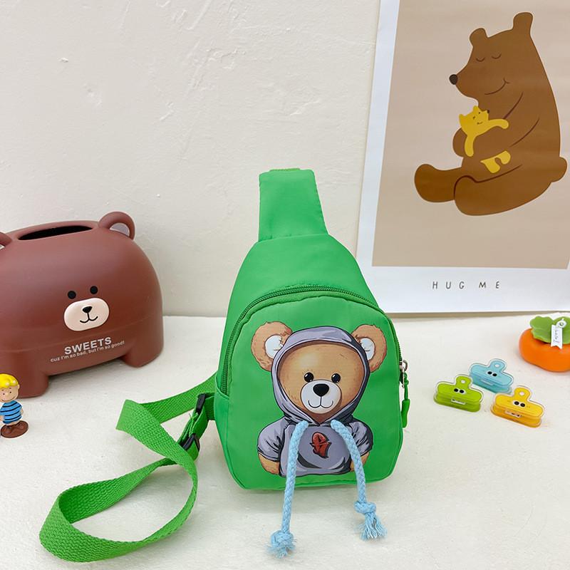 Adorable Bear Toddler Crossbody Bag Cute Kids Chest Bag Small Coin Pouch