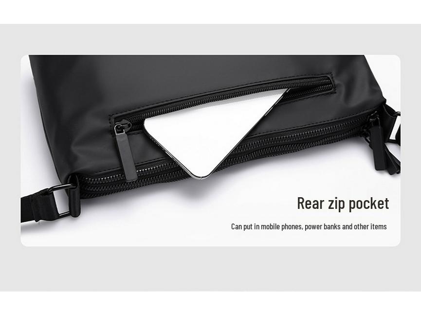 2025 Trendige Herren Umhängetasche mit mehreren Fächern: Großes Fassungsvermögen, ideal für Pendler
