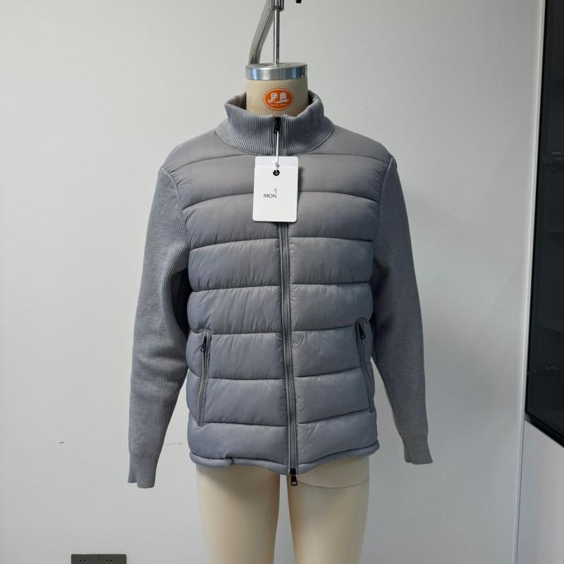 Giacca Cardigan Leggera da Uomo in Misto Cotone Collo Alto Casual Business Cappotto Invernale