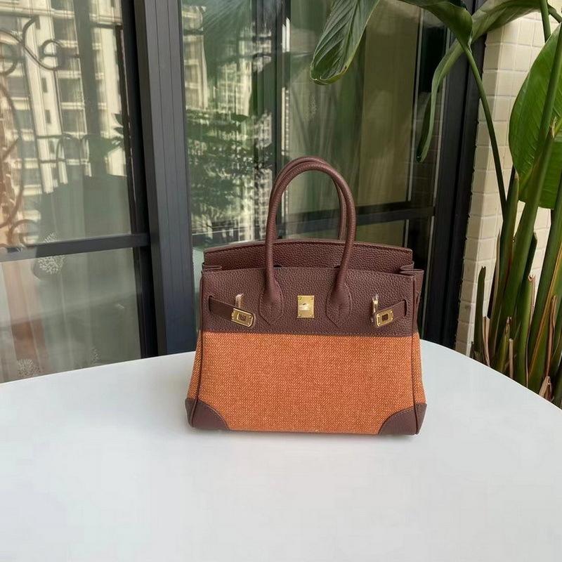 Nowa torba ze skóry bydlęcej z płócienną wełnianą platynową torbą w blokach kolorów i kontrastową torebką ze skóry bydlęcej diagonalny krzyż modna damska torba