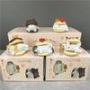Mofusand Plump Series Blind Box Hamburger Bread Cat Fruit Cat Figures Kawaii Desktop Decoration Collectable Toy Festival Gift