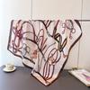 Light Luxury Chain Simulation Silk High-end Large Square Scarf Silk Scarf Printed Shawl Decorative Scarf Sunscreen Headscarf Scarf Female