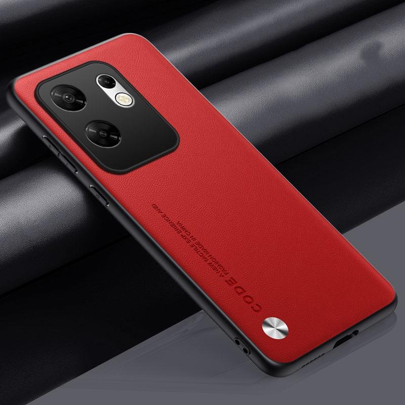 Luxury PU Leather Case For Infinix Zero 30 4G Back Cover Matte Silicone Full Protection Phone Case For Infinix Zero30 4G Coque