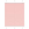 Pink Pleated Roller Blind 105X150 Cm Fabric Width 104.4 Cm