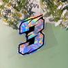 1PC Holographic Carbon Fiber Arabic Numerals Motorcycle Stickers Waterproof Vinyl Decals for BMW KTM YAMAHA Kawasaki Suzuk Honda