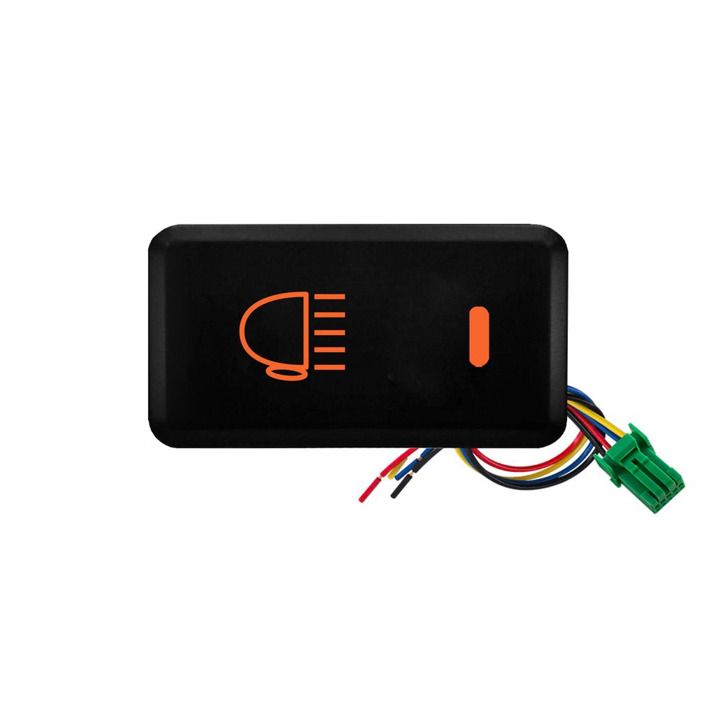 Universal Car Push Switch Button DRL Fog Light Power Fan Heating Radar Music for Toyota Land Cruiser LC100 4700 4500 LX470 Prado