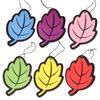 10PCS Car Air Freshener Natural Scented Jasmine Paper Auto Hanging Vanilla Perfume Fragrance Leaf Shape Car Accessories Interior