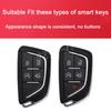 Tpu Fully Transparent Key Fob Case Cover Holder Keychain For Cadillac Xt4 Ct4 Ct5 Lyriq