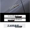 2 Stück ABS Auto Kotflügel Turbo 4MATIC Logo Emblem Plakette Aufkleber Für Benz A45 C117 CLA 35 45 GLA45 X247 GLE53 AMG Zubehör