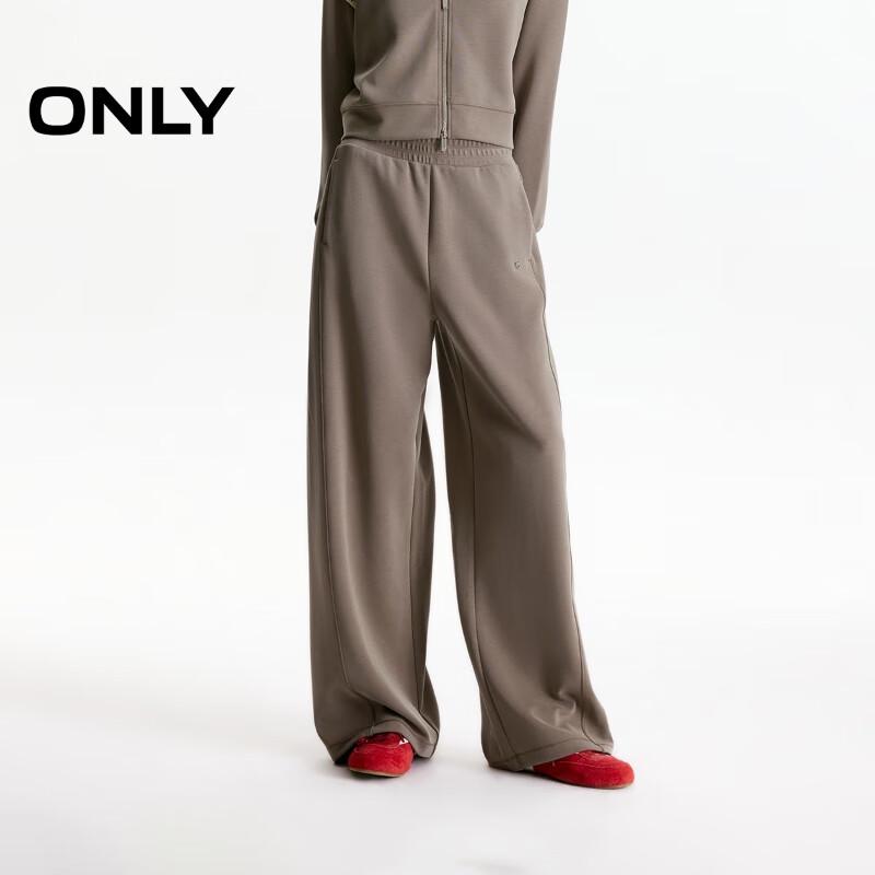 ONLY Women's Elastic Waist Straight-Leg Trousers