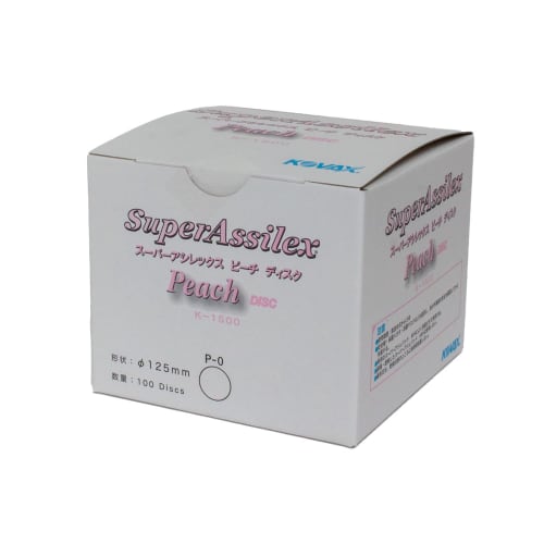 kovacs Super Acilex Peach Discs K-1500, No Holes, 125mm, 100 Discs
