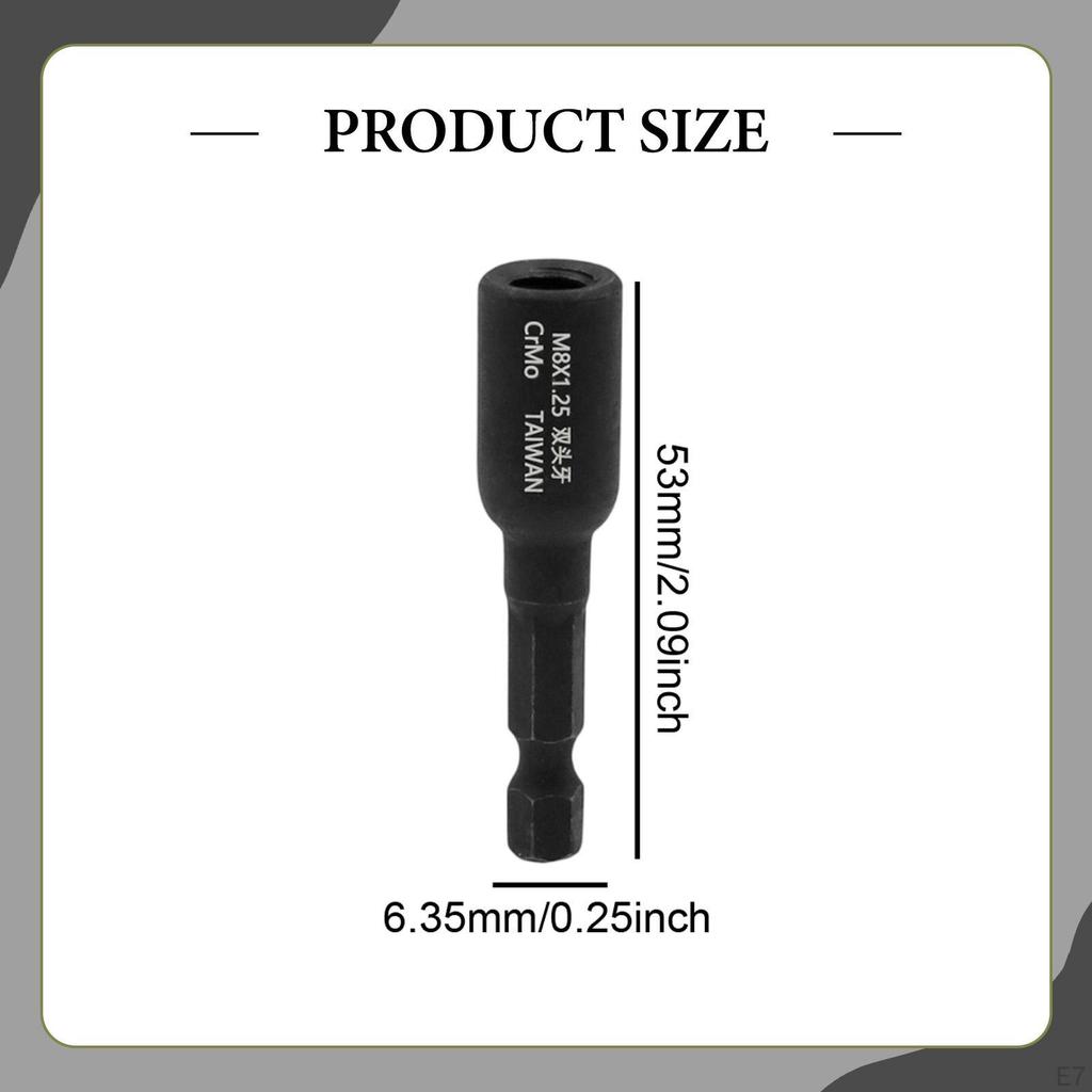 3 Stück Aufhängerbolzen-Einsätze Bohrschrauber-Bits für doppelseitige Schrauben Robust