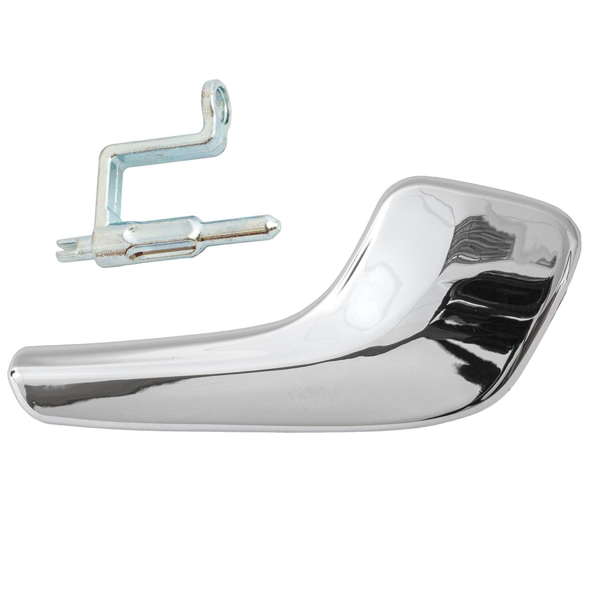 Super Merchant Opel Corsa D 06-14 Poignée Intérieure De Porte Chrome Droite + Goupille De Poignée Intérieure 2 Pièces. Ensemble