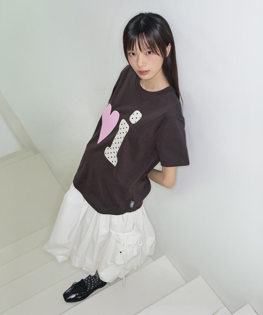 VIDEO JOCKEY Bibi T-Shirt [Deep Brown]