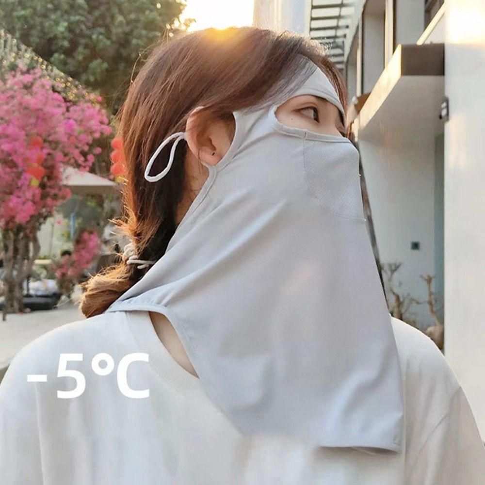 Comfortable Sunscreen Face Scarf Washable Neckline Mask New Face Bandana Women Men