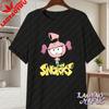 80s Retro Snorks Cartoon Print Short Sleeve T Shirt Fun Cotton Tops Trendy Harajuku Style Graphic Tees Streetwear for Unisex Women