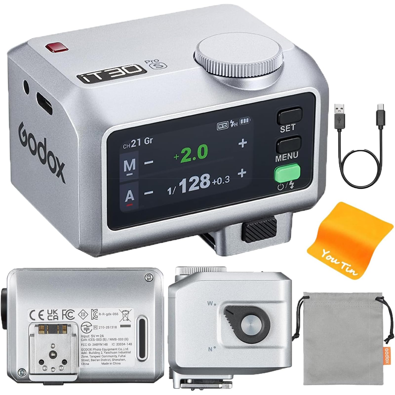 GODOX IT30PRO S Sony Mini TTL Flash Wireless Flash Trigger Camera Flash Full Color Mini Full Power Flash 560 Cycle Compatible with Sony Cameras Camera