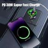 380W USB C Autoladegerät Dual PD USB Ladegerät mit Spannungsanzeige Super Schnellladeadapter für iPhone Oppo