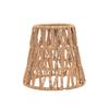 1 Piece Vintage Hanging Lampshade Handmade Woven Lamp Shade For Living Room Bedroom Hotel Simulated Rattan Light Fixture