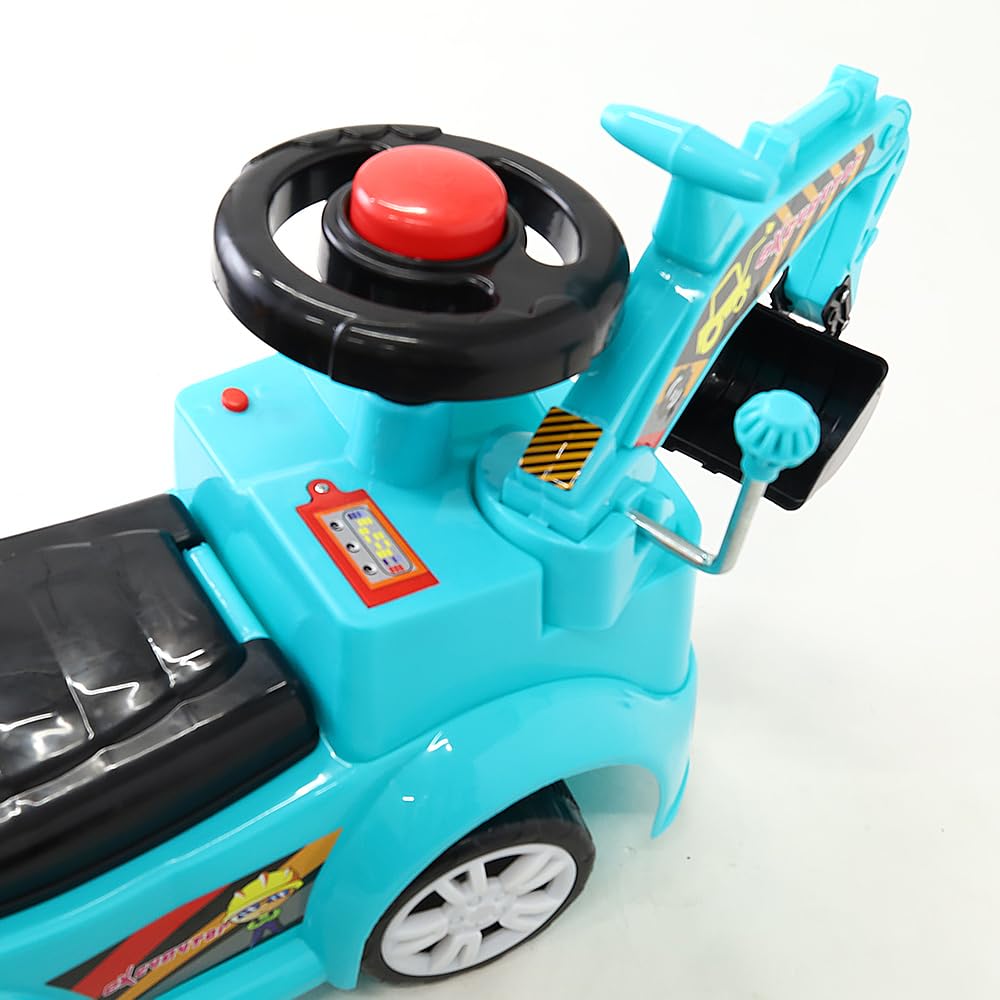 seathestars toys Indoor and outdoor Vehicle toys Kick Excavator car Crane Sandbox play Kick Vehicle Ride-on Children's ride-on Foot-operated